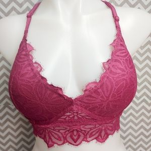 Date lightly lined bralette padded underwire large